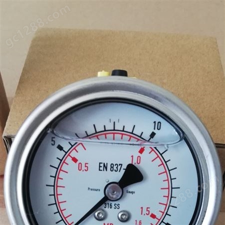 德国WIKA威卡压力温度表进口轴径向不锈钢充油耐震真空