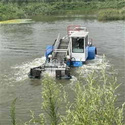 河道割草船 小型鱼塘割草机 水面水草收割船