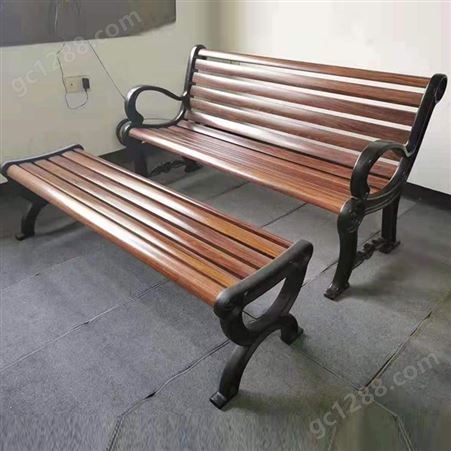 生产 天津松木长条凳 天津铁艺公园椅 河北休闲椅 价格合理