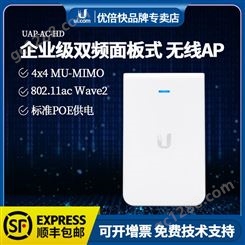 UBNT UniFi UAP-IW-HD 企业级MU-MIMO千兆双频入墙面板式无线AP 酒店别墅家用wifi覆盖