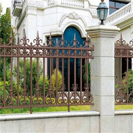 室内铝艺大门护栏  铝艺庭院护栏品质可靠 兴隆铝艺别墅护栏