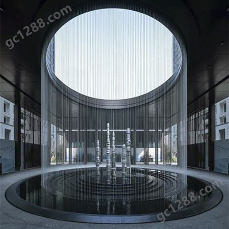 陕西光纤水帘喷泉 水幕喷泉水景工程设计施工