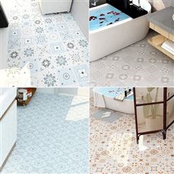 加厚厨房地面贴纸卫生间浴室瓷砖自粘防水防滑耐磨装饰地板贴纸