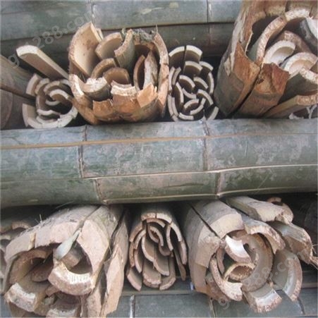 大量供应各种规格竹片竹条 工地用的毛竹片