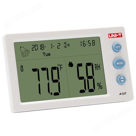 优利德（UNI-T）A13T 数显温湿度仪数字电子温度计湿度计测温仪