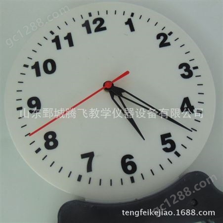 钟表模型 演示用 三针联动12小时 钟表模型 教学用具