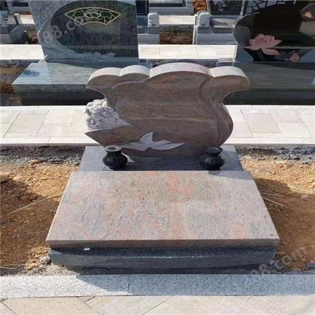 厂家供应公墓艺术墓碑中式欧式墓碑石碑石雕墓碑可定制
