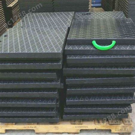 混凝土泵车垫板吊车垫板圆槽型菱型槽光面可任选高分子合成材料