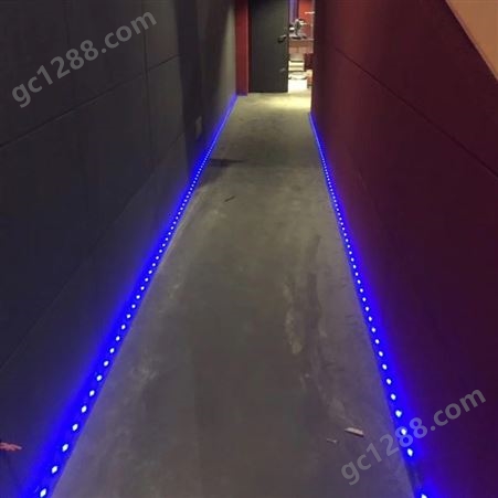 影院PVC双色共挤通道灯 KTV塑料LED人行道灯 塑胶过道灯 走廊墙灯