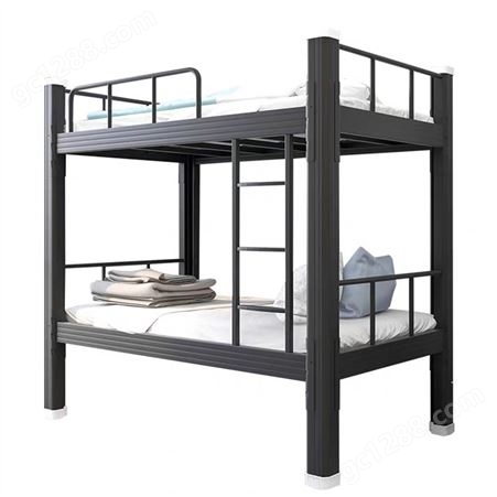 禹阳 学生上下床 员工宿舍高低床1.5米钢管 寝室铁架双层床