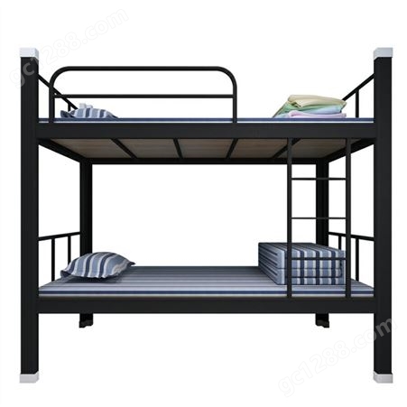 禹阳 学生上下床 员工宿舍高低床1.5米钢管 寝室铁架双层床