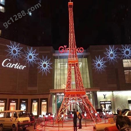 工厂定制大型铁艺巴黎埃菲尔铁塔模型户外商场景区金属园林摆件