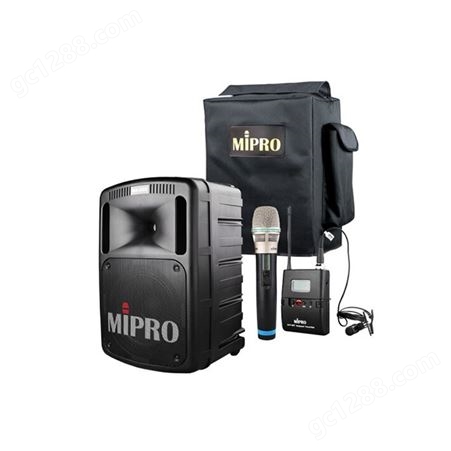 中国台湾MIPRO 咪宝MA-808双无线话筒音箱户外 大功率拉杆蓝牙音响