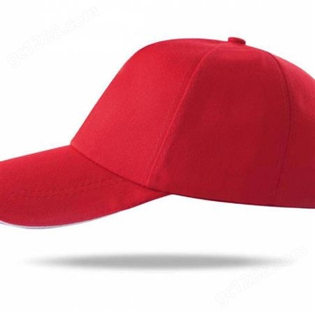 昆明红色帽子印字 鸭舌帽定制LOGO 儿童小黄帽
