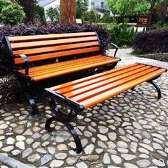 昆明公园椅 景区长条椅子 螺蛳湾实木长条凳