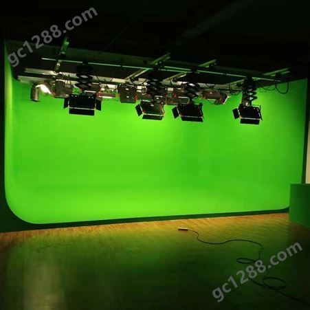 TYSTVideo 抠像直播设备 演播室灯光搭建 电台虚拟演播室装修