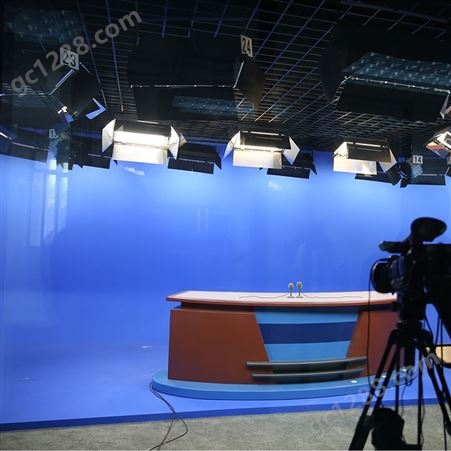 虚拟演播室绿箱蓝箱设计 演播室灯光设计 抠像实景棚摄影棚设计