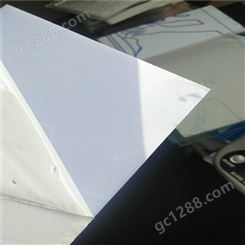 乳白色耐力板 白色3mm耐力板 奶白色PC板厂家 印刷发光字面板