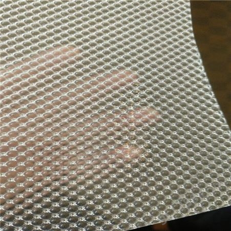 PC棱晶板 1.2mmPC棱镜板颗粒板 透明菱形颗粒板LED灯罩面板