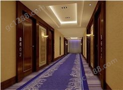 尼龙印花地毯-酒店大堂走廊地毯-连锁酒店宾馆地毯-防火工程满铺尼龙印花地毯工程