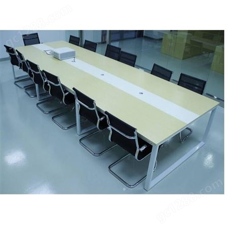 东莞办公家具板式会议桌简约钢木会议桌港歌