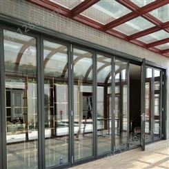 三明大空间开启折叠门 生产定制重型折叠门厂家 中空玻璃折叠门