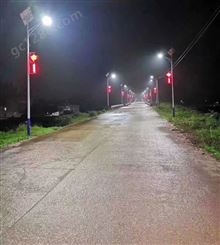 云南昆明做太阳能路灯的厂家30W60Wled农村路灯6米8米灯杆批发