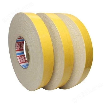 供应铺设地毯胶带-昆山德莎tesa4964-地毯贴合耐高温双面胶带厂家-拼接布基织物胶带-不留残胶布基胶带