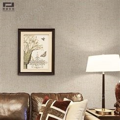 南京墙布定制 现代简约素色亚麻北欧无缝布艺 卧室客厅美式书房酒店墙布