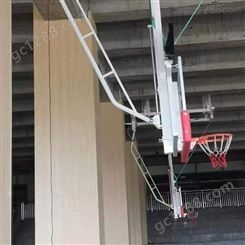 壁挂升降折叠篮球架价格 比赛篮球架 鸿福 悬挂吊篮篮球架 *
